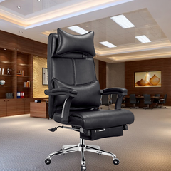 Ghế Giám Đốc NGả Lưng Chân Xoay, Gác Chân ZC83 màu đen