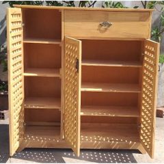 Tủ dép Gỗ Cao Su 2 ngăn