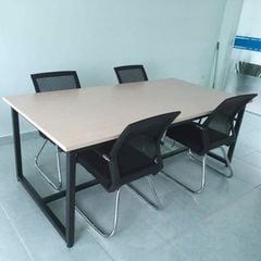 Bàn Phòng Hop Gỗ MDF 1m8
