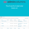 Admin Columns Pro Events Calendar Addon