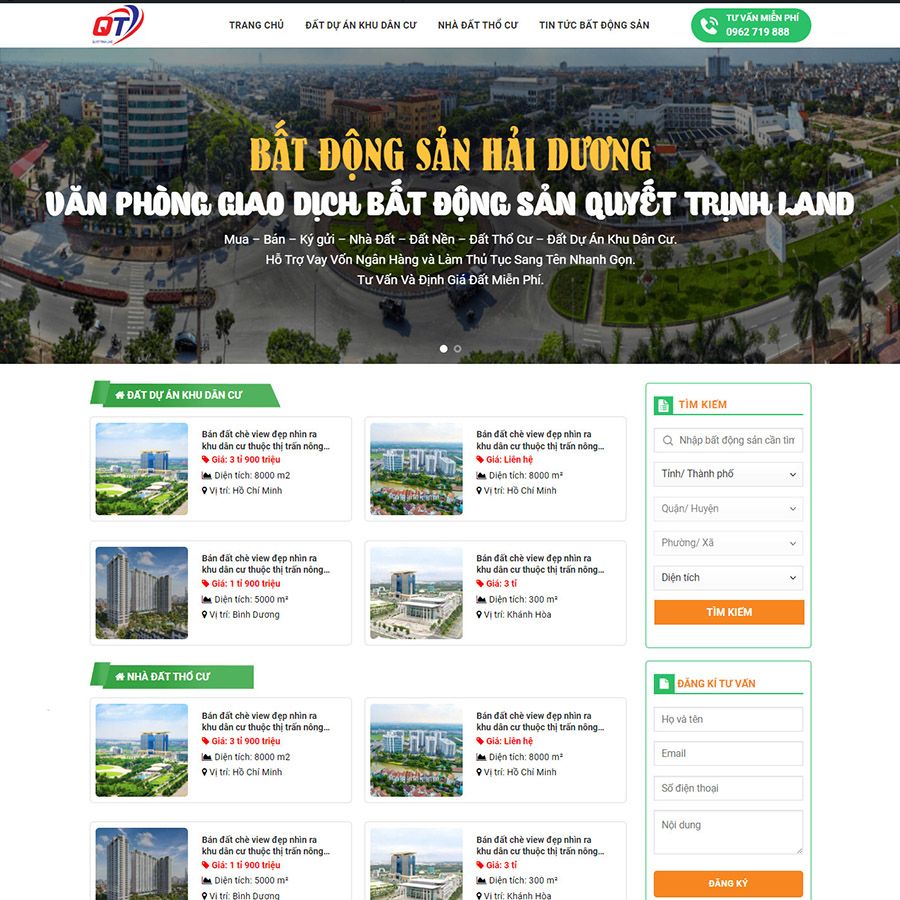  Theme Wordpress Bất Động Sản 55 