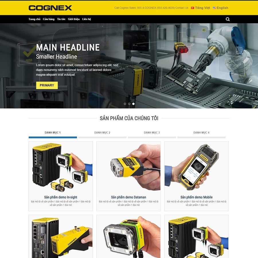  Theme Wordpress Sản Phẩm Điện Cơ 