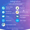 All in One Support Button + Callback Request. WhatsApp, Messenger, Telegram, LiveChat and more…