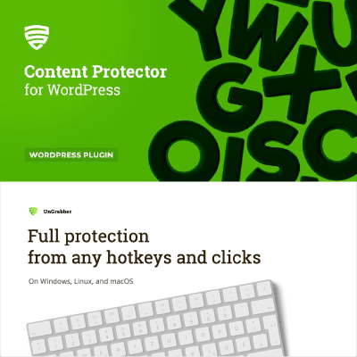  UnGrabber – Content Protection for WordPress 