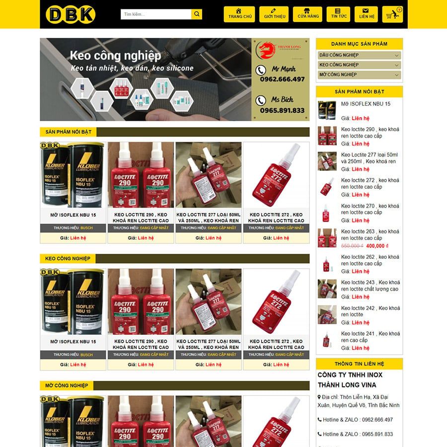  Theme Wordpress Bán Keo Mỡ 