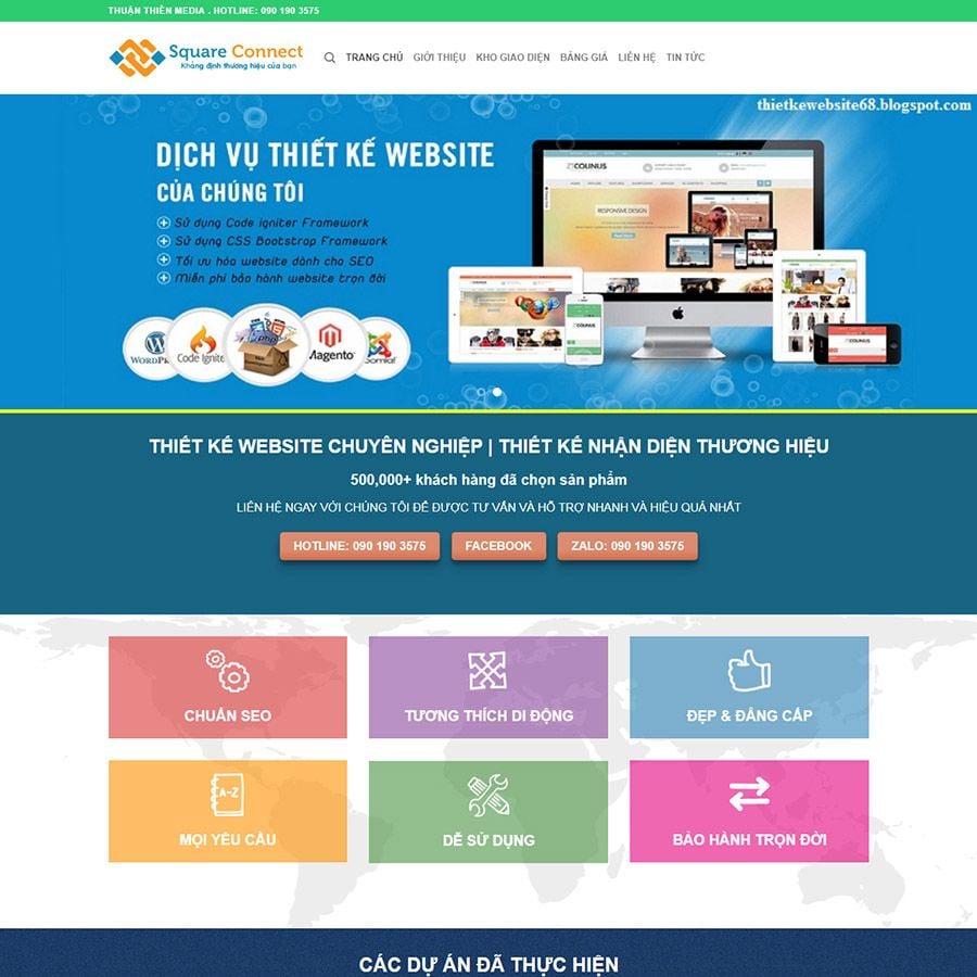  Theme Wordpress Thiết Kế Web 