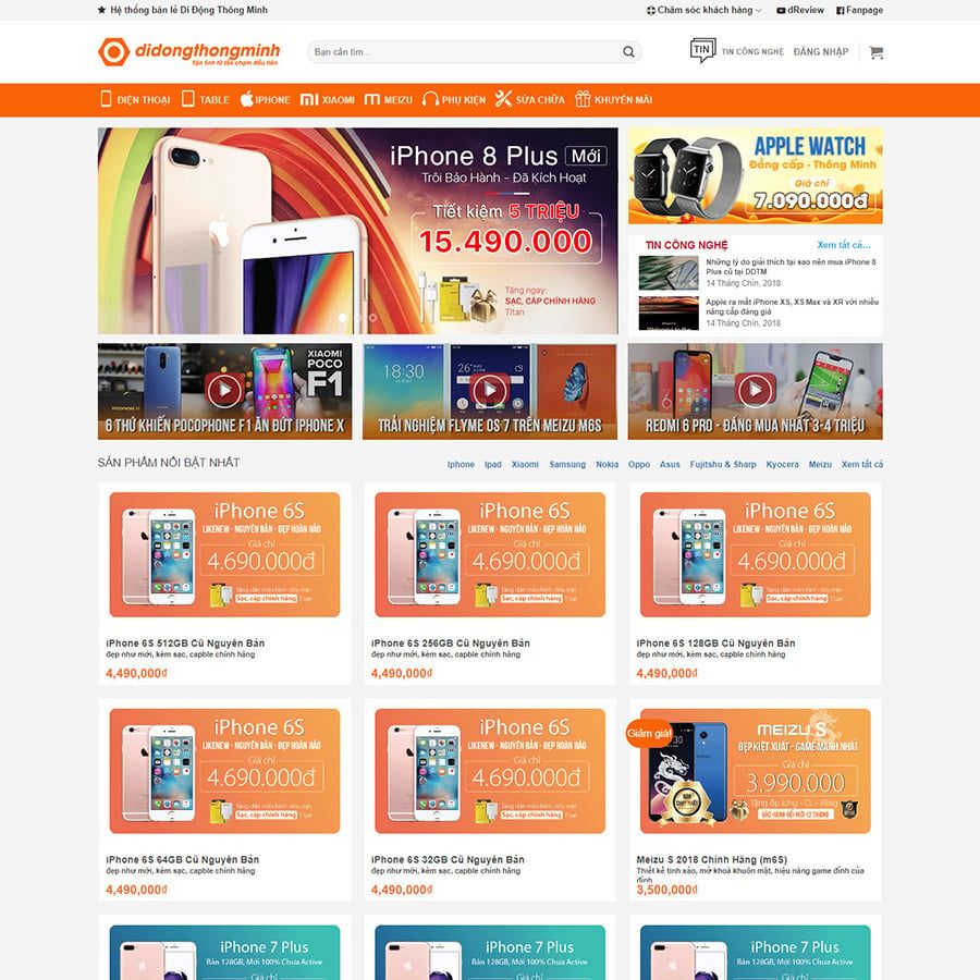  Theme Wordpress Di Động Thông Minh 