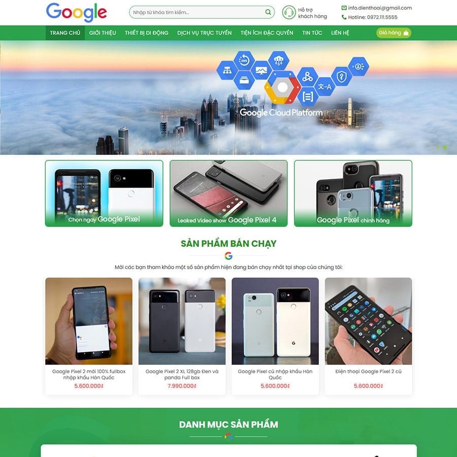  Theme Wordpress Điện Thoại 02 