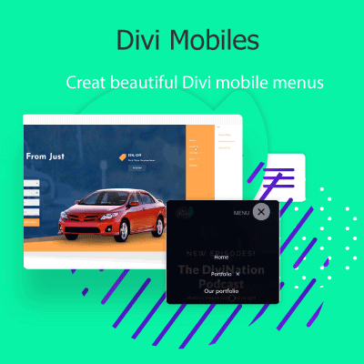  Divi Mobile – Creat beautifull Divi mobile menus 