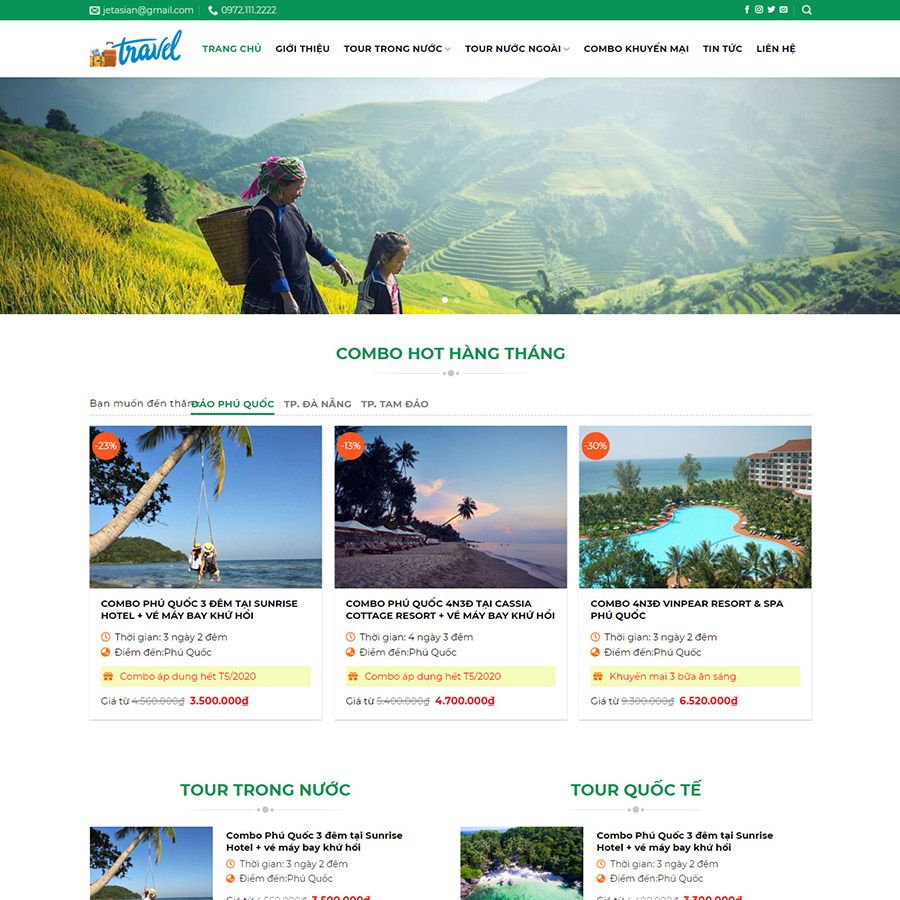  Theme Wordpress Du Lịch 11 