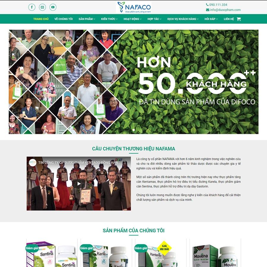  Theme Wordpress Dược Phẩm 03 