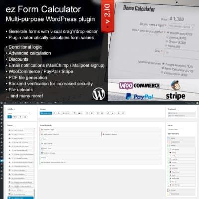  ez Form Calculator – WordPress plugin 