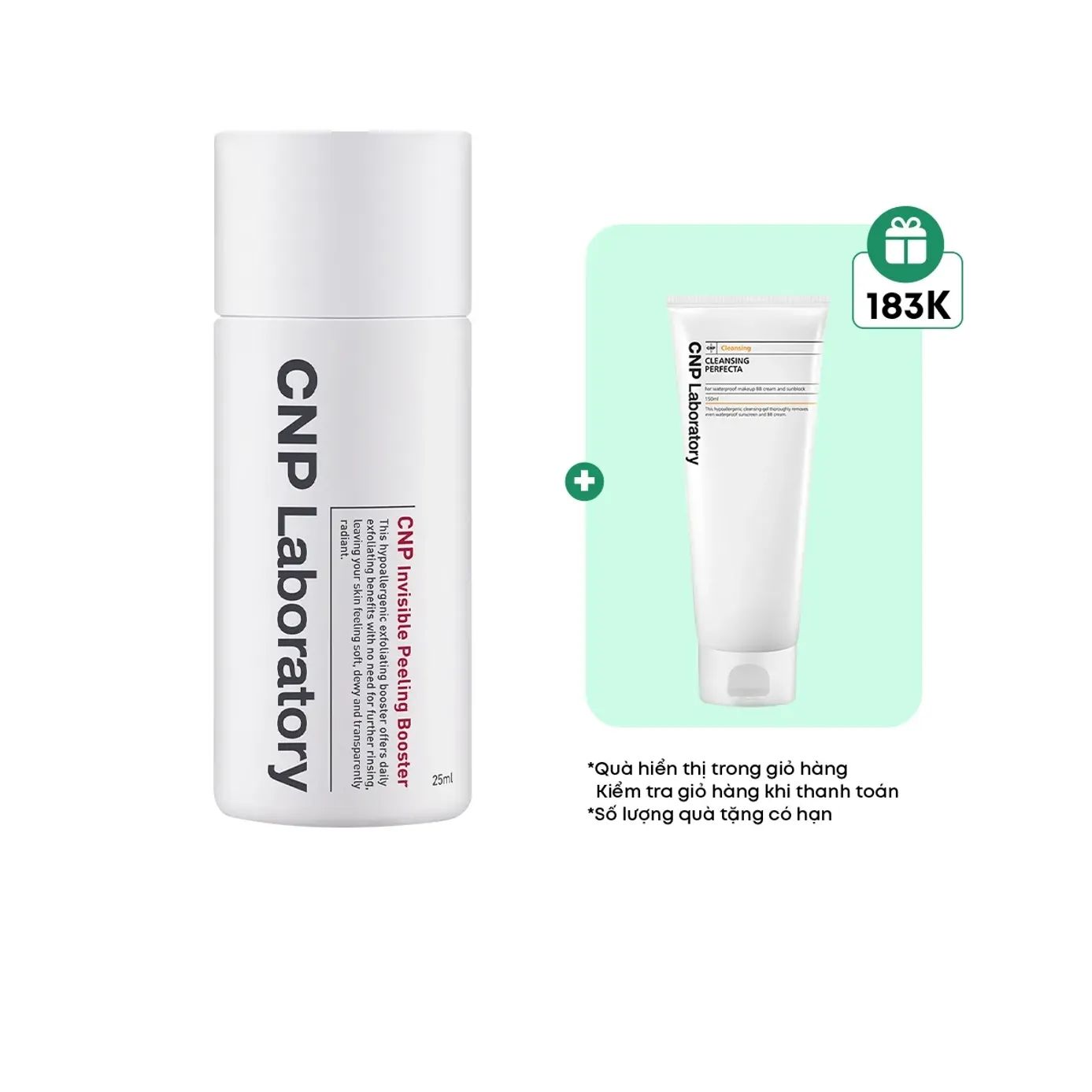  Gel Tẩy Tế Bào Chết Cải Thiện Da Trong 7 Ngày CNP Laboratory Invisible Peeling Booster 25ml 