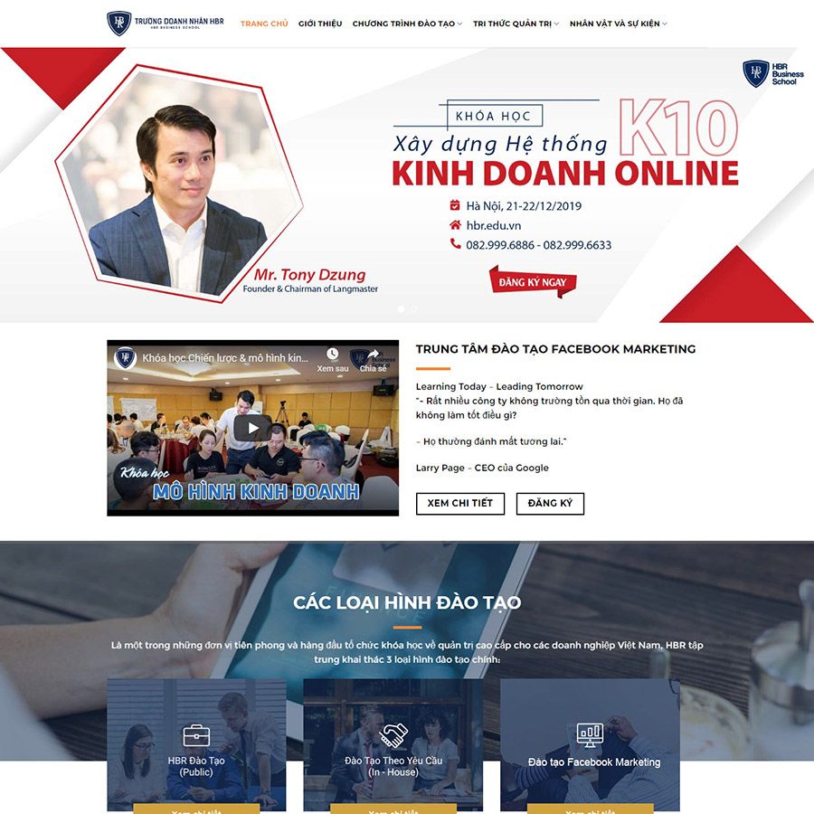  Theme Wordpress Giới Thiệu Khóa Học 03 