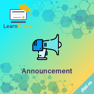  Announcement add-on for LearnPress 