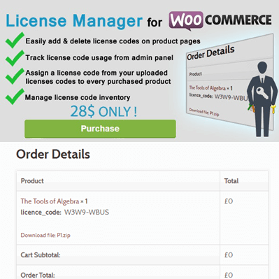 License Manager for Woocommerce 
