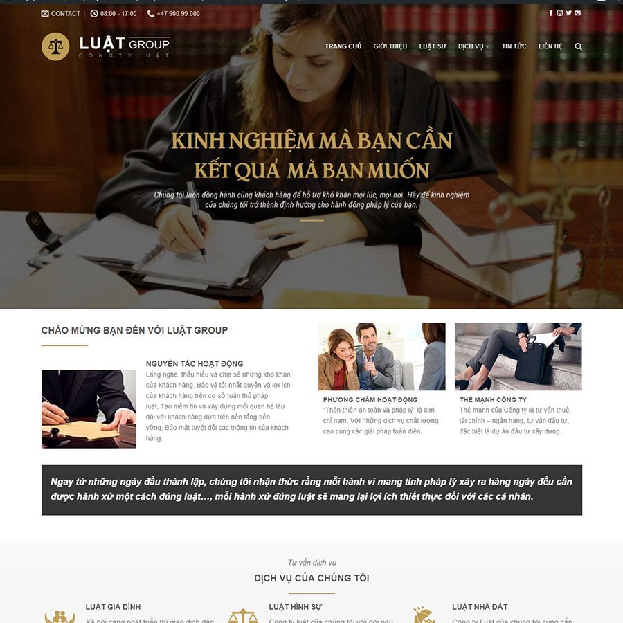  Theme Wordpress Công Ty Luật 