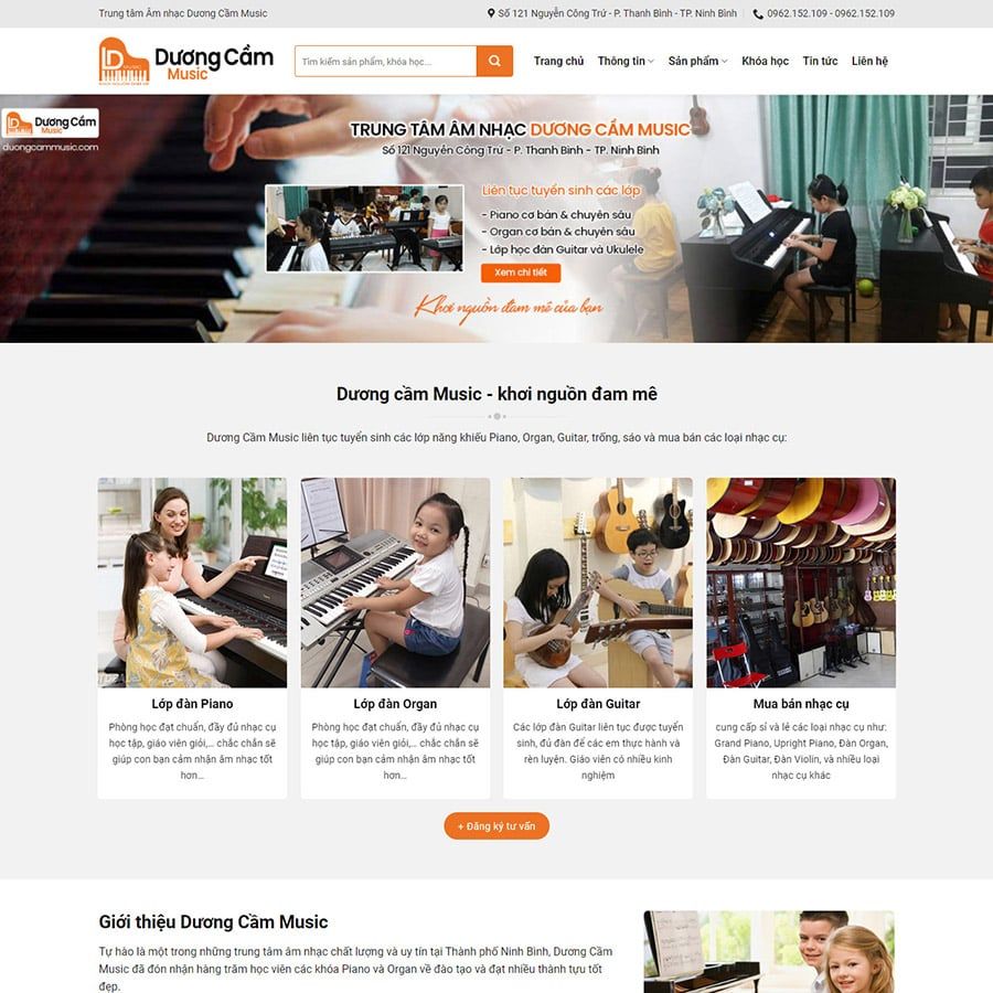  Theme Wordpress Flatsome Bán Nhạc Cụ 