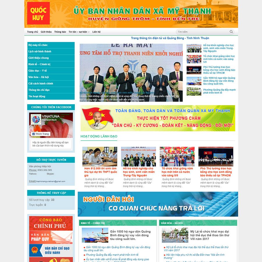  Theme Wordpress Cơ Quan Đoàn Thể 02 