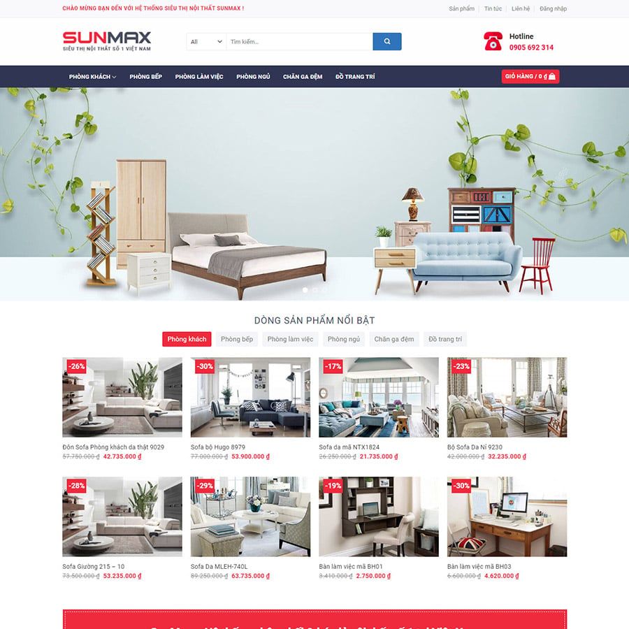  Theme Wordpress Flatsome Nội Thất 12 
