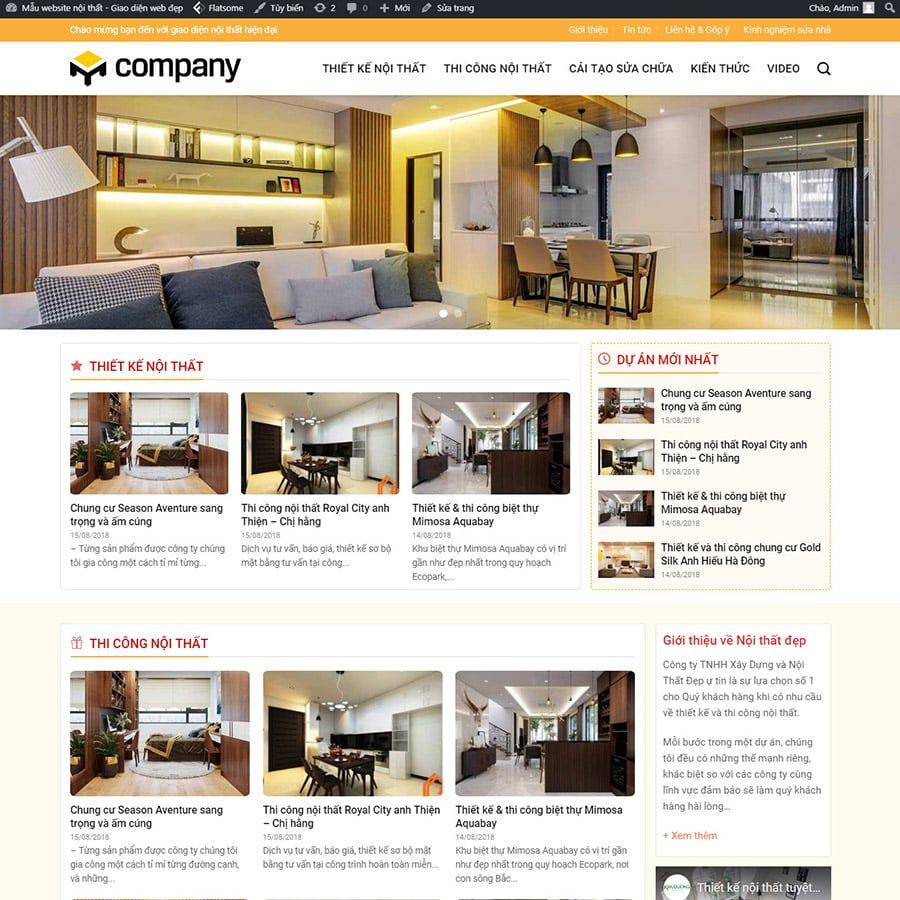  Theme Wordpress Nội Thất 07 
