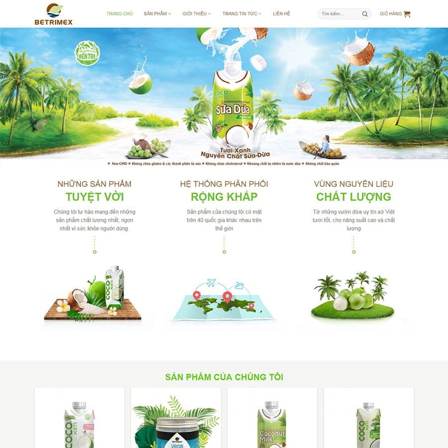  Theme Wordpress Bán Nông Sản 