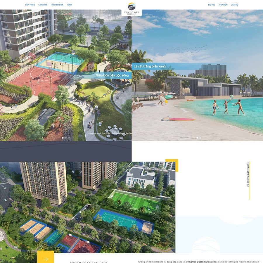  Theme Wordpress Bất Động Sản Ocean Park 