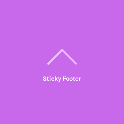  OceanWP – Sticky Footer 