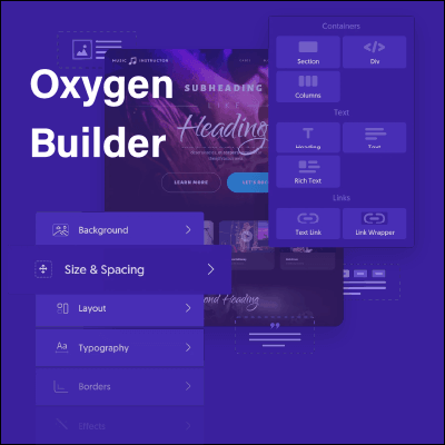  Oxygen – The Visual Website Builder 