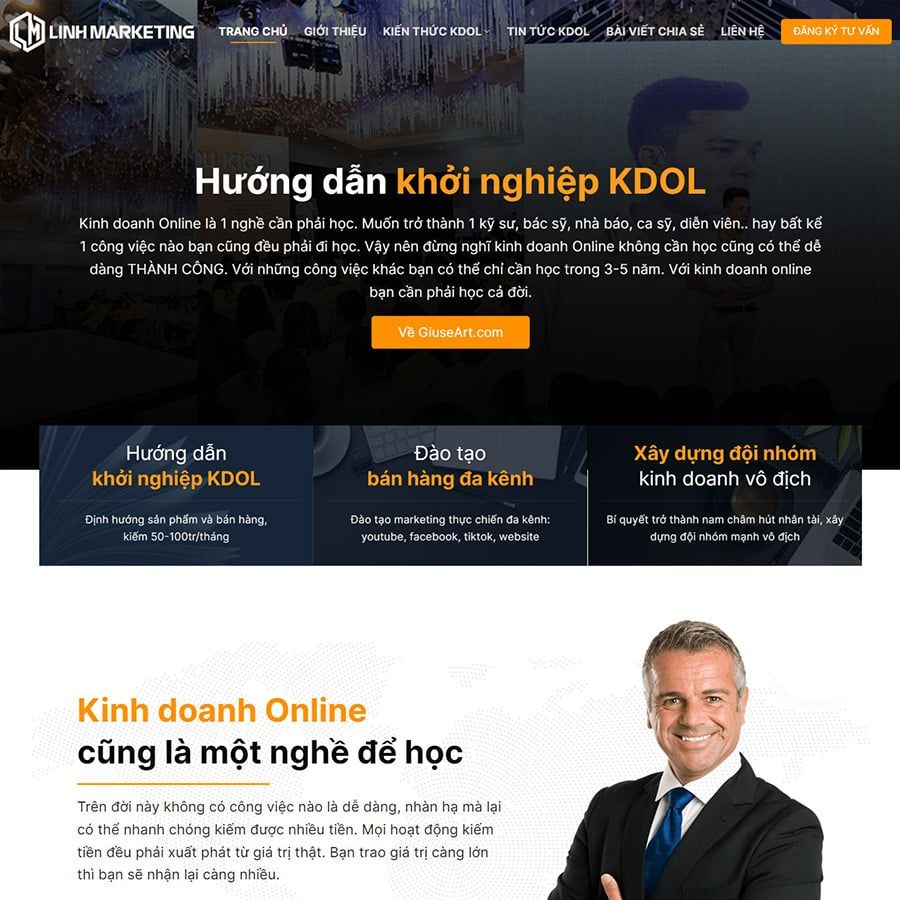  Theme Wordpress Landing Page Giới Thiệu Cá Nhân 