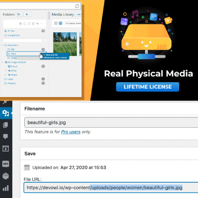  WordPress Real Physical Media: Physical Media Folders & SEO Rewrites 