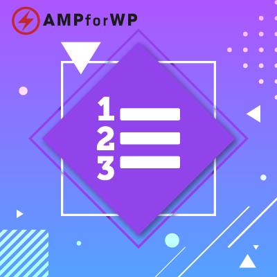  Easy Table of Contents for AMP 