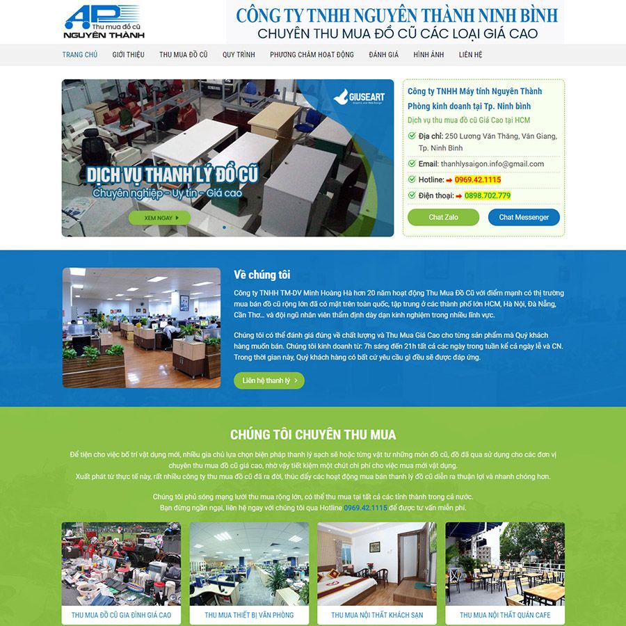  Theme Wordpress Landing Page Dịch Vụ Thanh Lý 01 