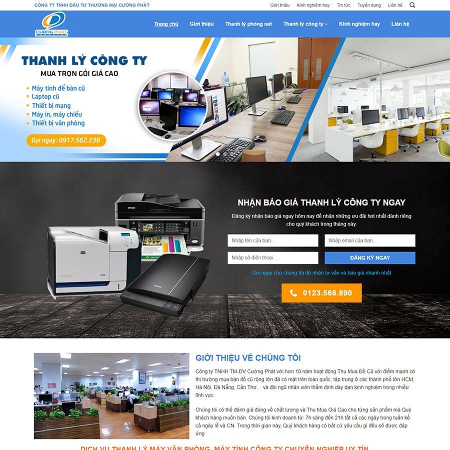  Theme Wordpress Dịch Vụ Thanh Lý 03 