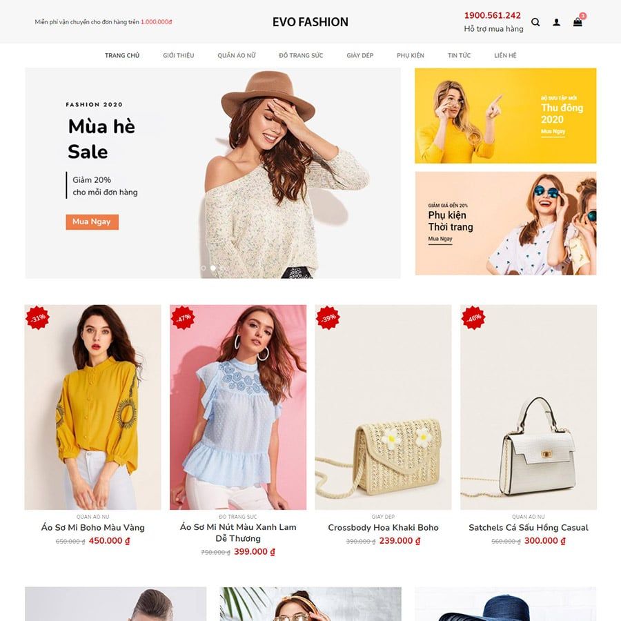  Theme Wordpress Thời Trang 08 