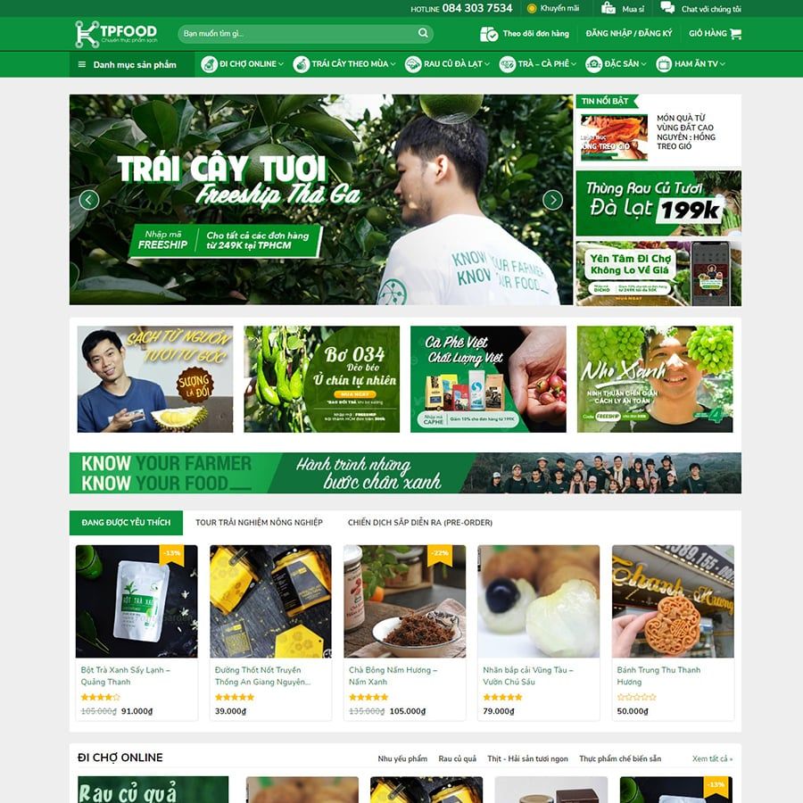  Theme Wordpress Thực Phẩm 05 