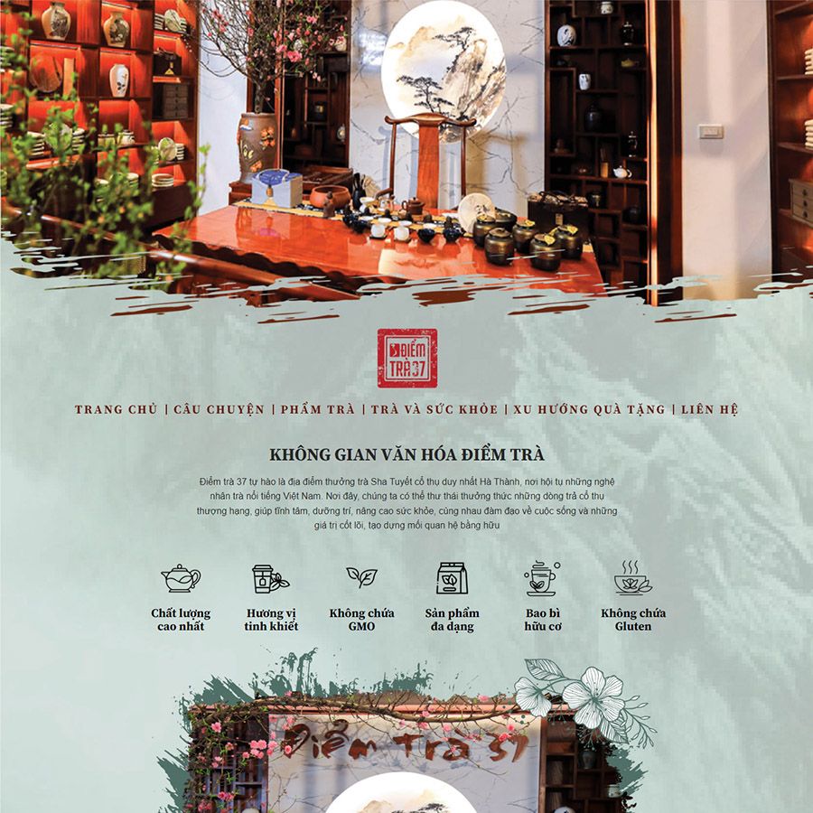  Theme Wordpress Trà Xanh 02 