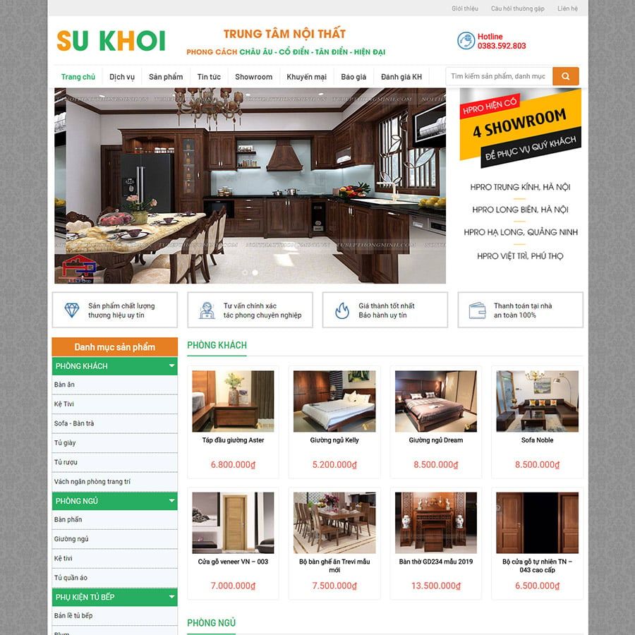  Themes Wordpress Bán Tủ Bếp 