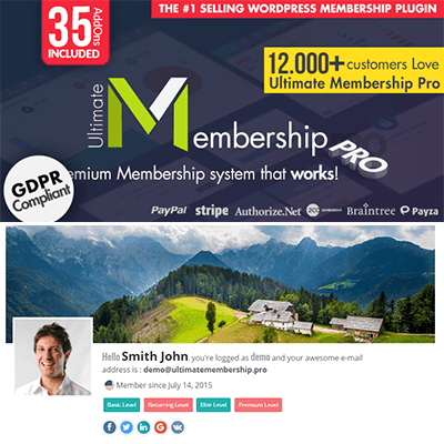  Ultimate Membership Pro – WordPress Membership Plugin 