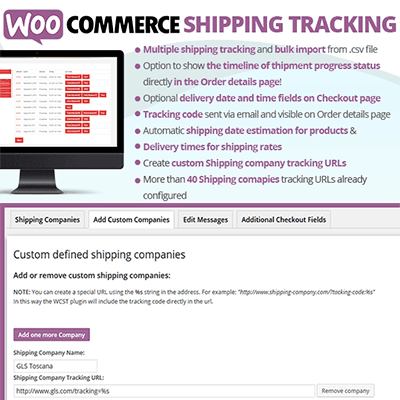  WooCommerce Shipping Tracking 