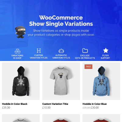  WooCommerce Show Variations as Single Products 