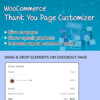  WooCommerce Thank You Page Customizer – Increase Customer Retention Rate – Boost Sales 