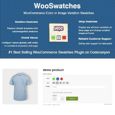  WooSwatches – WooCommerce Color or Image Variation Swatches 