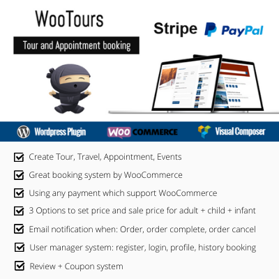  WooTour – WooCommerce Travel Tour Booking 