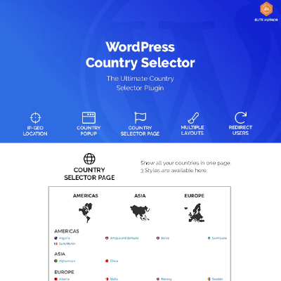  WordPress Country Selector 