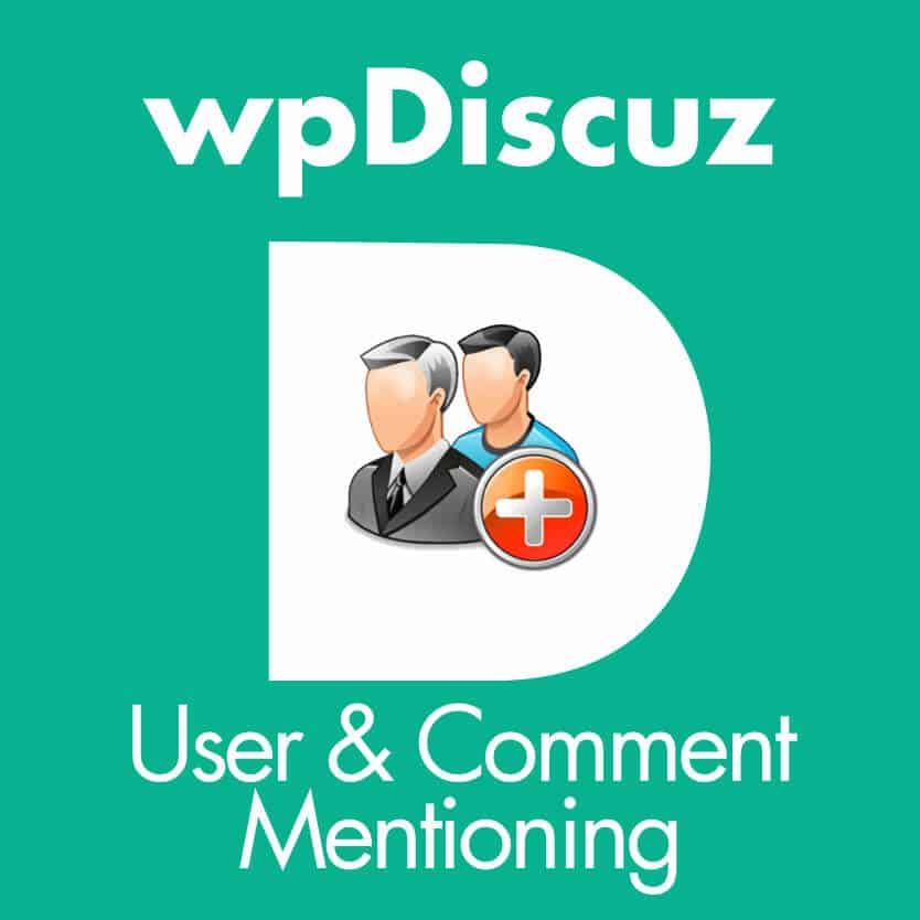  wpDiscuz User & Comment Mentioning 