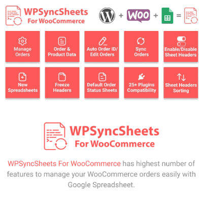  WooCommerce Google Spreadsheet Addon – (Import / Export) 