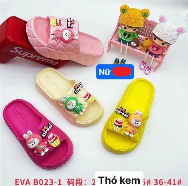  DÉP SIÊU NHẸ NỮ KB 023 NỮ BÉ GÁI NỔI KURMI 098 