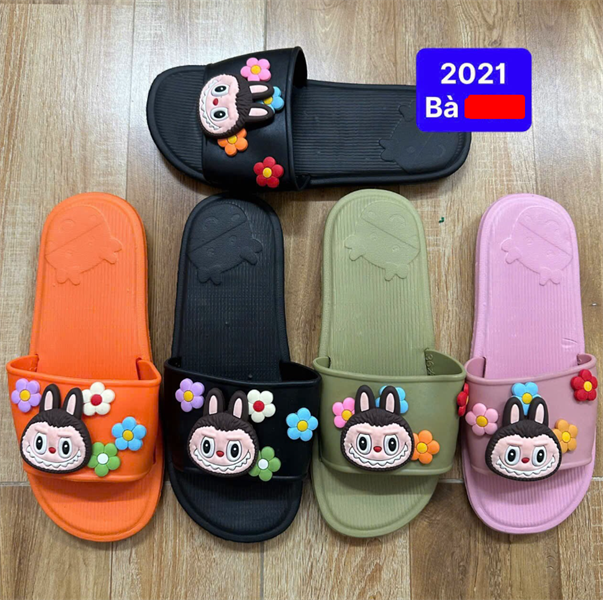  DÉP SIÊU NHẸ NỮ KB 2021 DÁN GẤU NHE RĂNG 489 