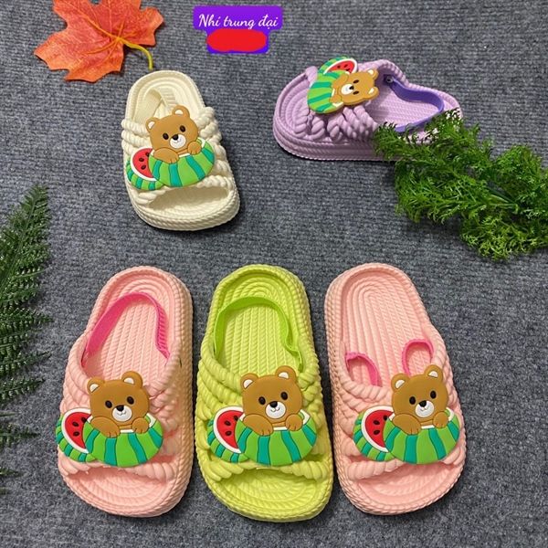  DÉP SIÊU NHẸ EM BÉ KB 2220 GẤU DƯA HẤU 489 